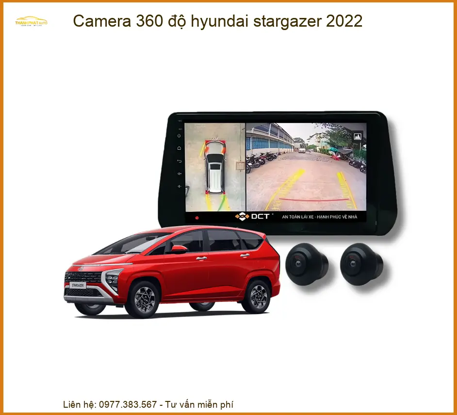 Camera 360 độ Hyundai Stargazer 2022 - Trung Tâm Lắp Đặt Uy Tín TPHCM