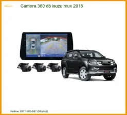 Camera 360 Độ Isuzu Mux 2016 - Giải Pháp Quan Sát Toàn Cảnh An Toàn