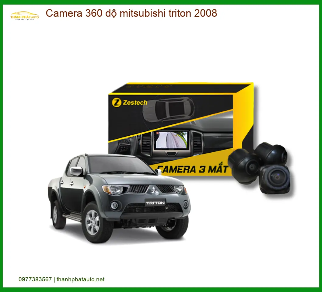 Camera 360 độ Mitsubishi Triton 2008 - Địa Chỉ Lắp Đặt Chính Hãng TPHCM