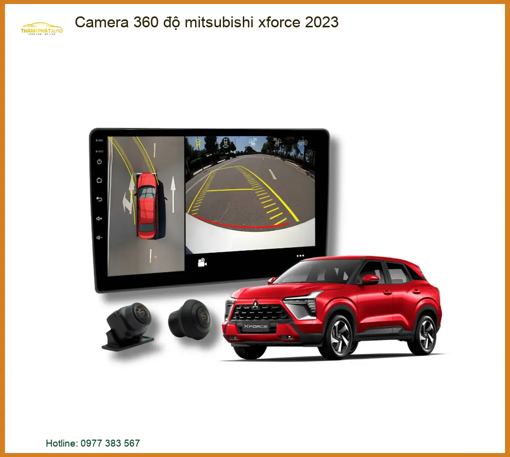 Camera 360 độ Mitsubishi Xforce 2023 - Trung Tâm Lắp Đặt Chính Hãng TPHCM