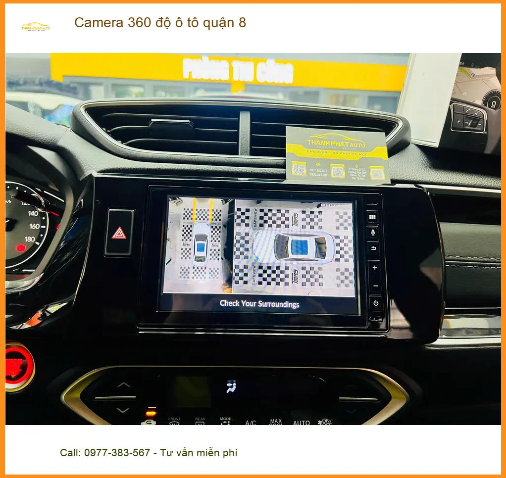 Cửa Hàng Lắp Camera 360 Độ Ô Tô Tại Quận 8 - Thi Công Chuyên Nghiệp ảnh thực tế 3