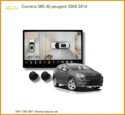 Camera 360 độ Peugeot 3008 2014 - Trung Tâm Lắp Đặt Chính Hãng TPHCM