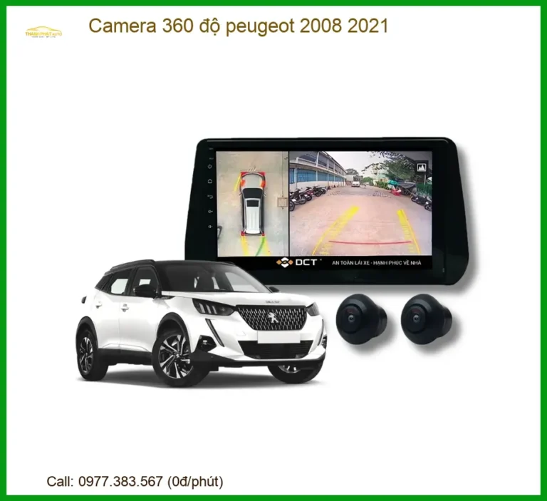 Lắp Camera 360 Độ Peugeot 2008 2021 Chính Hãng - Giải Pháp An Toàn Toàn Diện