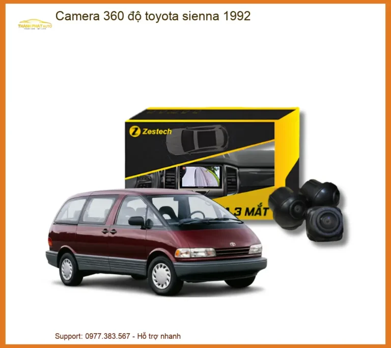 Camera 360 độ Toyota Sienna 1992 - Trung Tâm Lắp Đặt Uy Tín TPHCM