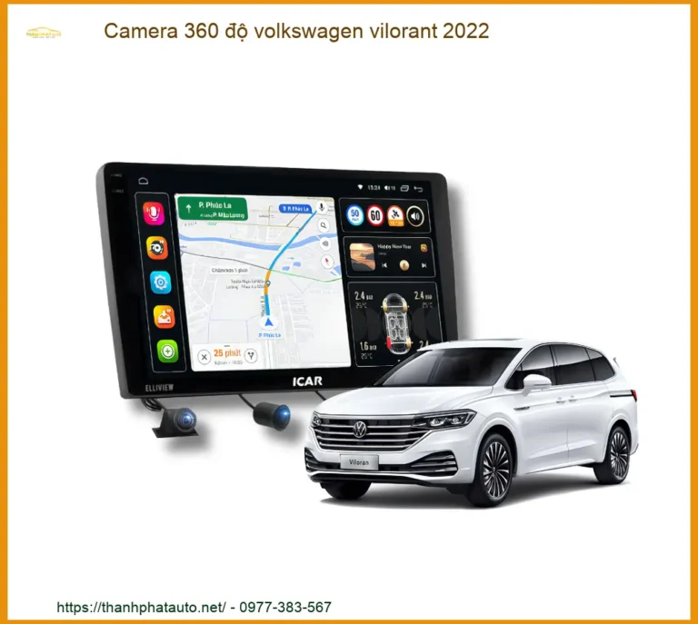 Camera 360 Độ Volkswagen Vilorant 2022 Chính Hãng - Hỗ Trợ Lái Xe An Toàn