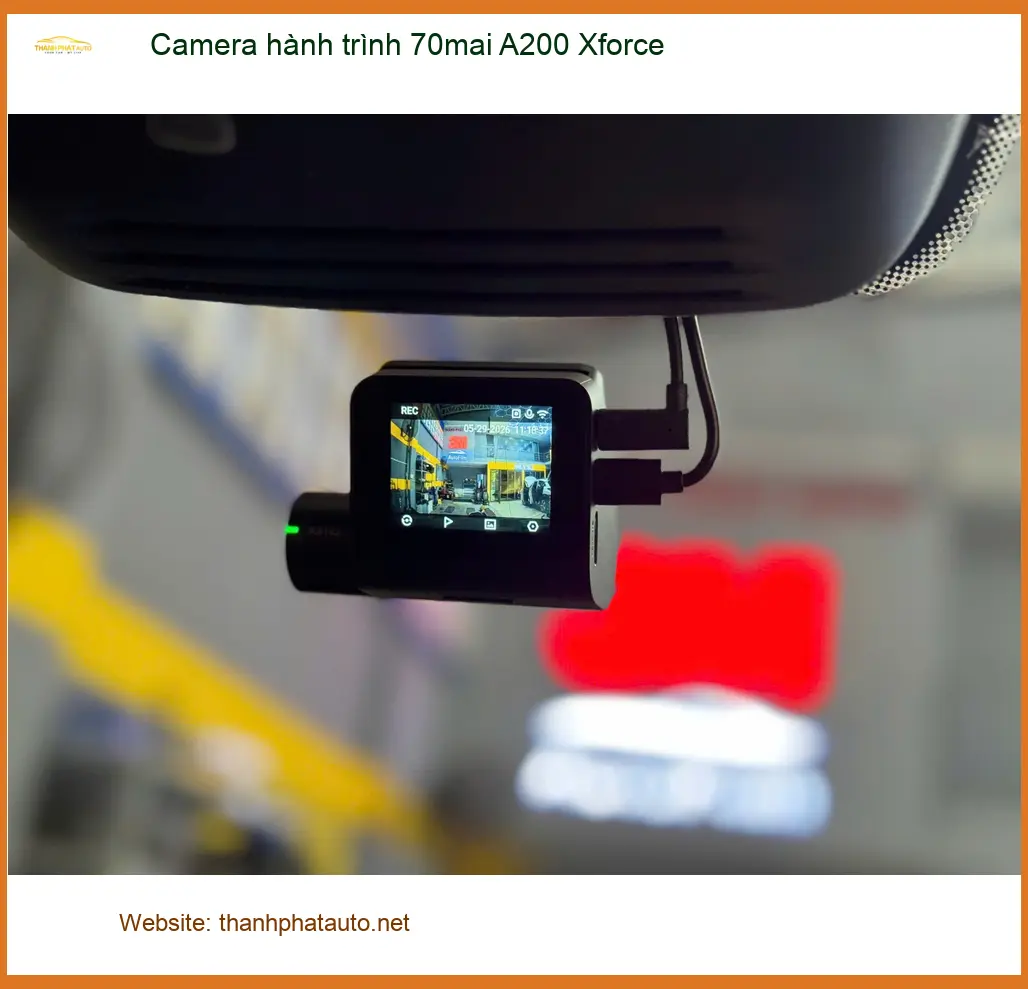 Anh Tùng gắn Camera 70mai A200 Xforce cho Hyundai Accent ở Quận 9