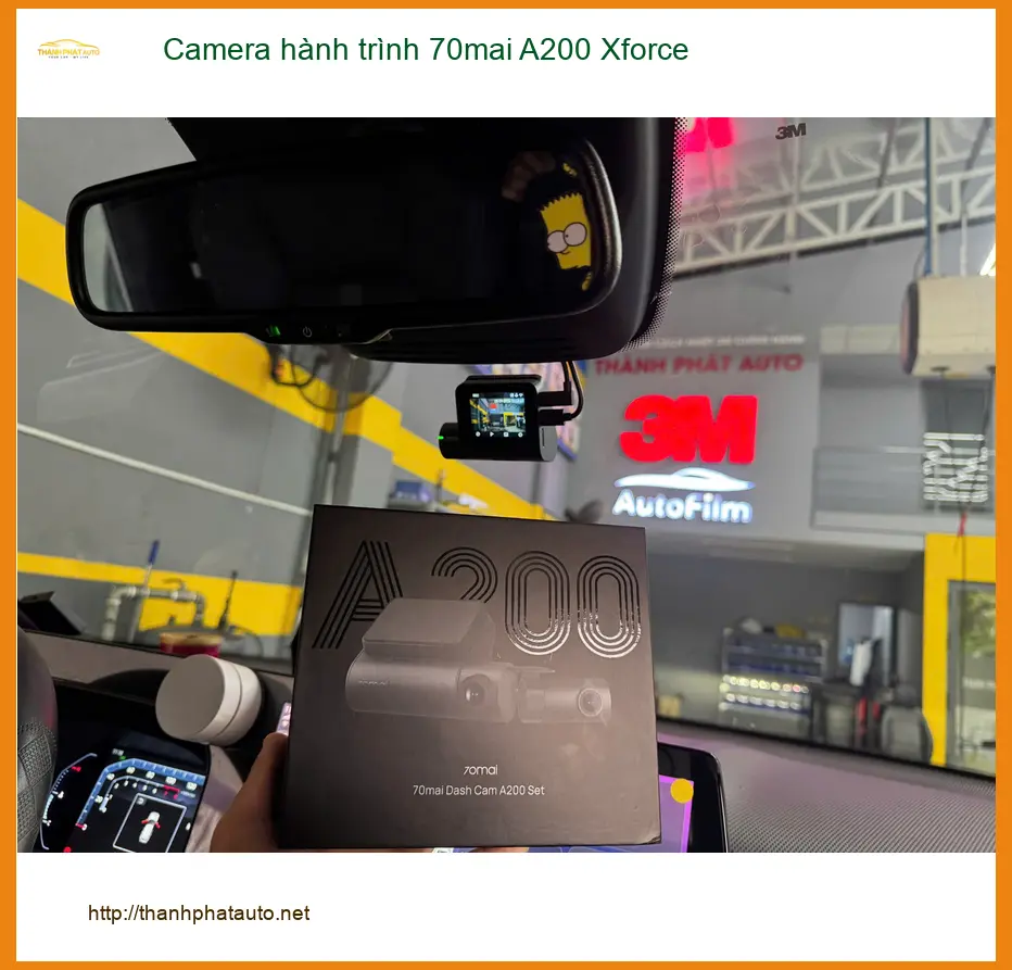 Anh Tùng gắn Camera 70mai A200 Xforce cho Hyundai Accent ở Quận 9 ảnh thực tế 3