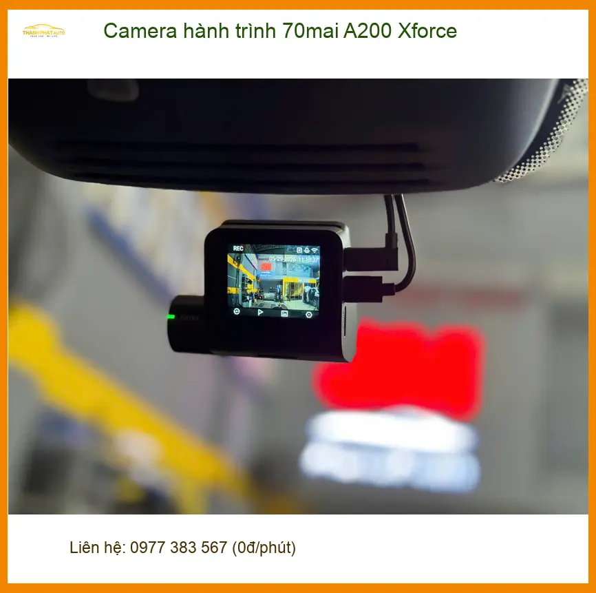Anh Phúc lắp Camera hành trình 70mai A200 Xforce cho Kia K3 ở Quận 12