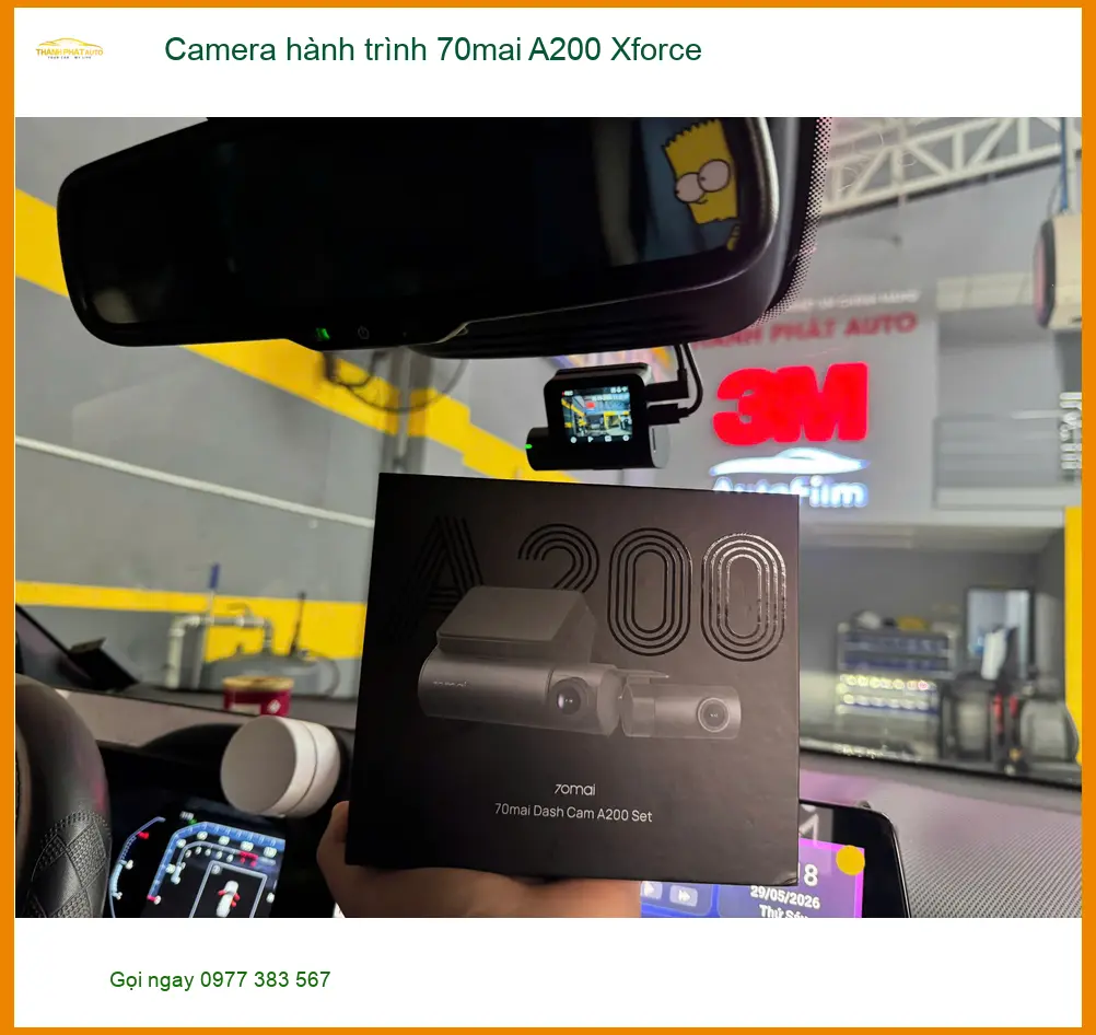 Anh Phúc lắp Camera hành trình 70mai A200 Xforce cho Kia K3 ở Quận 12 ảnh thực tế 2