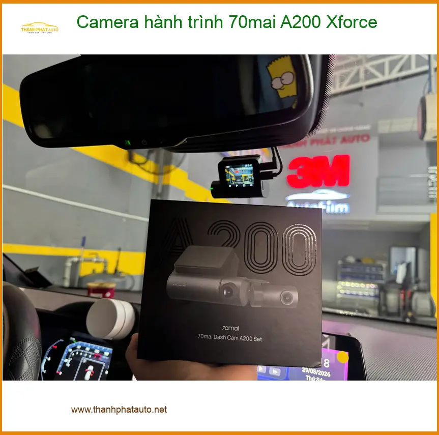 Anh Tùng lắp Camera hành trình 70mai A200 Xforce cho Toyota Vios ở Quận 2 ảnh thực tế 2