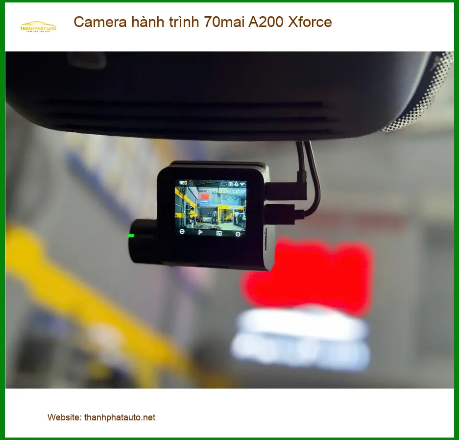 Anh Tùng lắp Camera hành trình 70mai A200 Xforce cho Toyota Vios ở Quận 2 ảnh thực tế 4