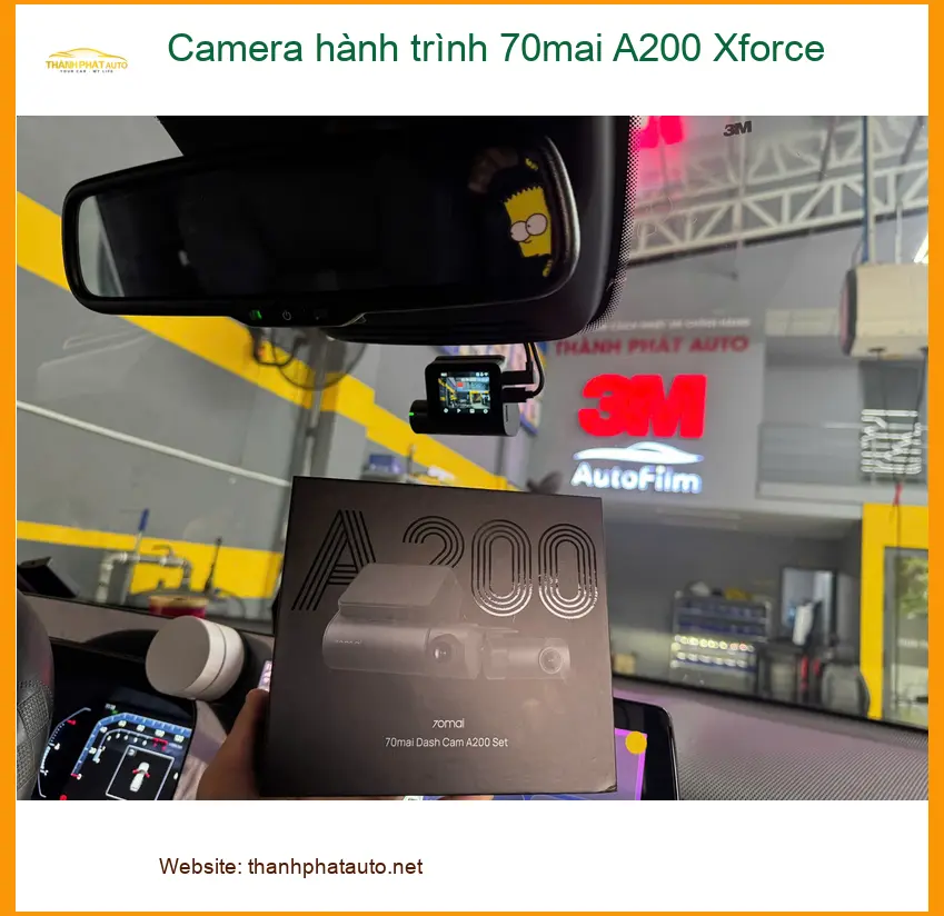 Anh Tùng lắp Camera hành trình 70mai A200 Xforce cho Toyota Vios ở Quận 2 ảnh thực tế 5