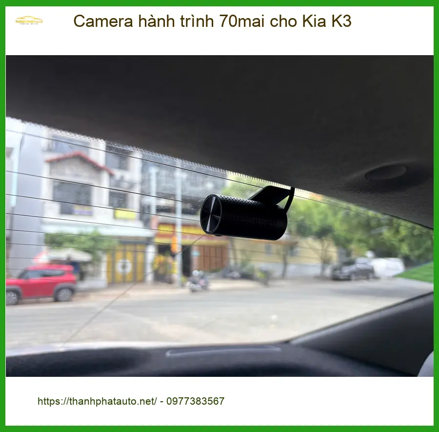Anh Minh lắp Camera hành trình 70mai cho Kia K3 Quận 8 để ghi hình rõ nét ảnh thực tế 5
