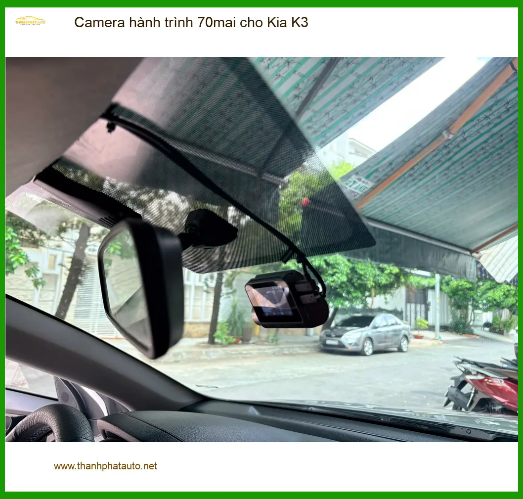 Anh Minh lắp camera hành trình 70mai cho Kia K3 tại Thủ Đức ảnh thực tế 3