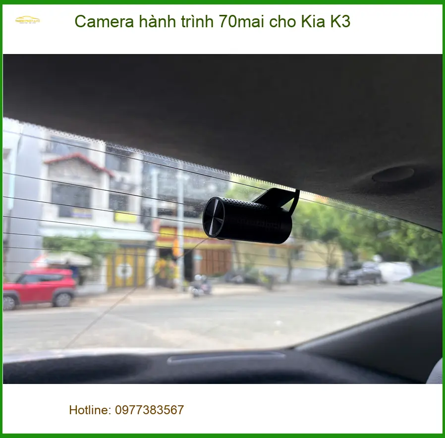 Bác Trọng lắp Camera hành trình 70mai cho Kia K3 ở Quận 9 để yên tâm di chuyển ảnh thực tế 4