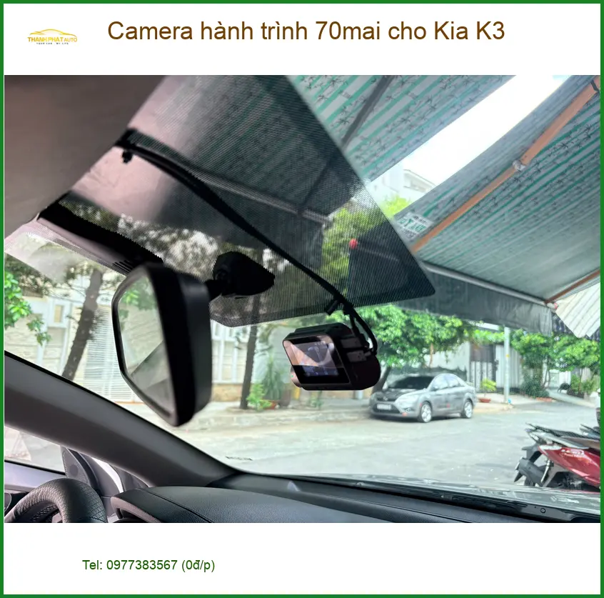 Anh Dũng Lắp Camera hành trình 70mai cho Kia K3 Quận 2 để yên tâm hơn