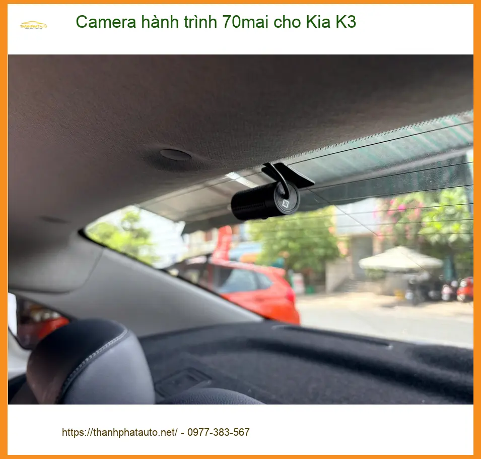 Chị Mai Anh lắp Camera hành trình 70mai cho Kia K3 Quận 12 an toàn hơn ảnh thực tế 2