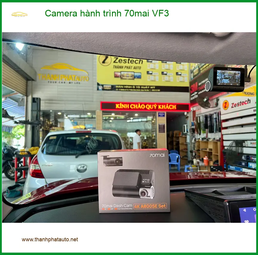 Anh Trường lắp Camera hành trình 70mai VF3 tại Quận 9 chính hãng