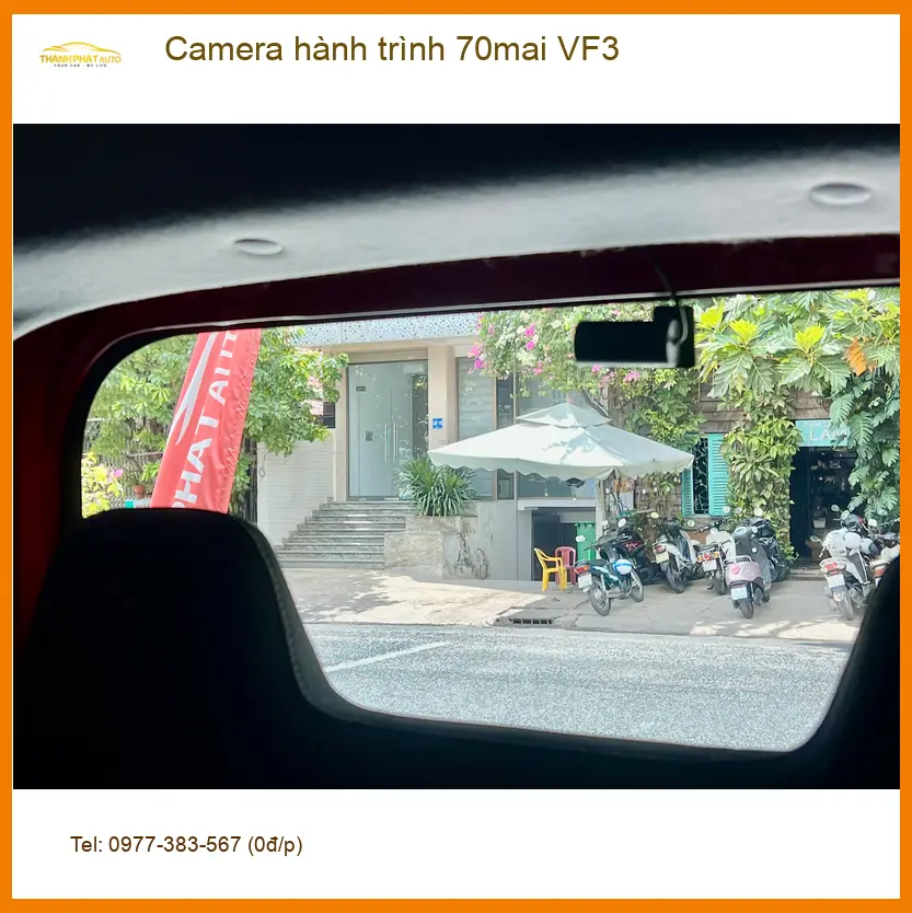 Chị Mai Hương lắp Camera hành trình 70mai VF3 tại Quận 12 để an tâm hơn khi đỗ xe. ảnh thực tế 2