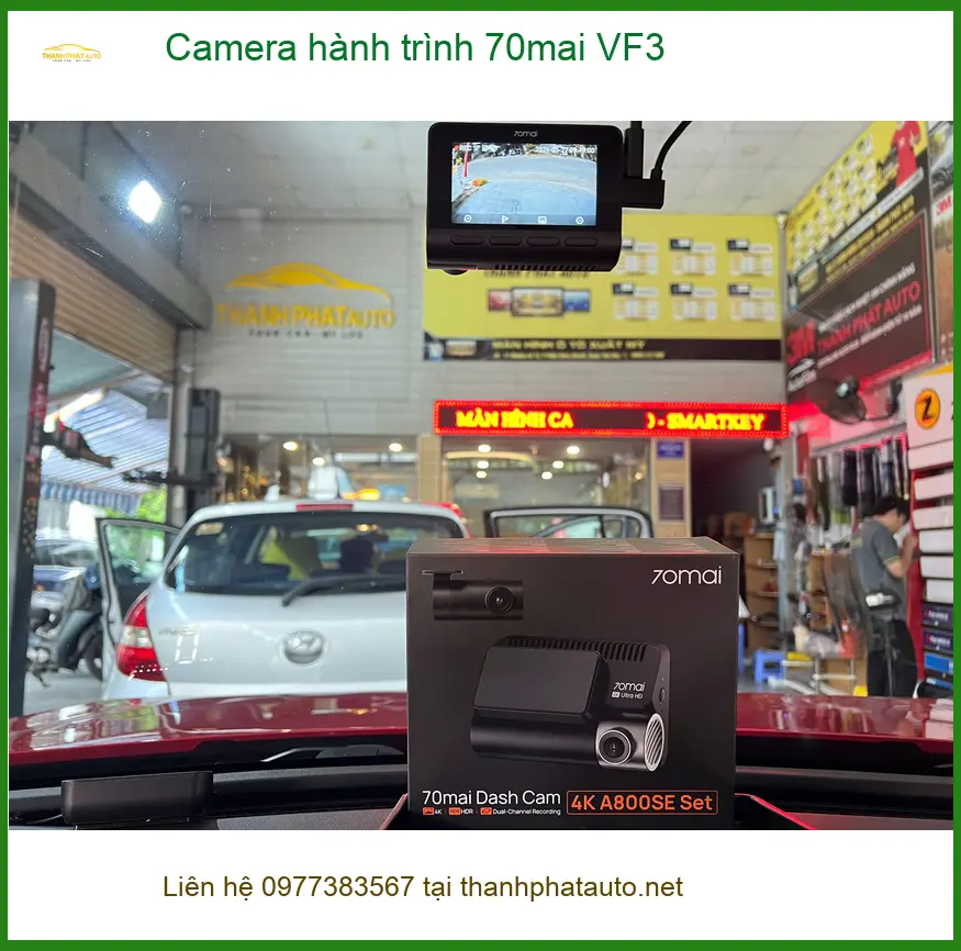 Anh Trường lắp Camera hành trình 70mai VF3 tại Quận 9 chính hãng ảnh thực tế 3