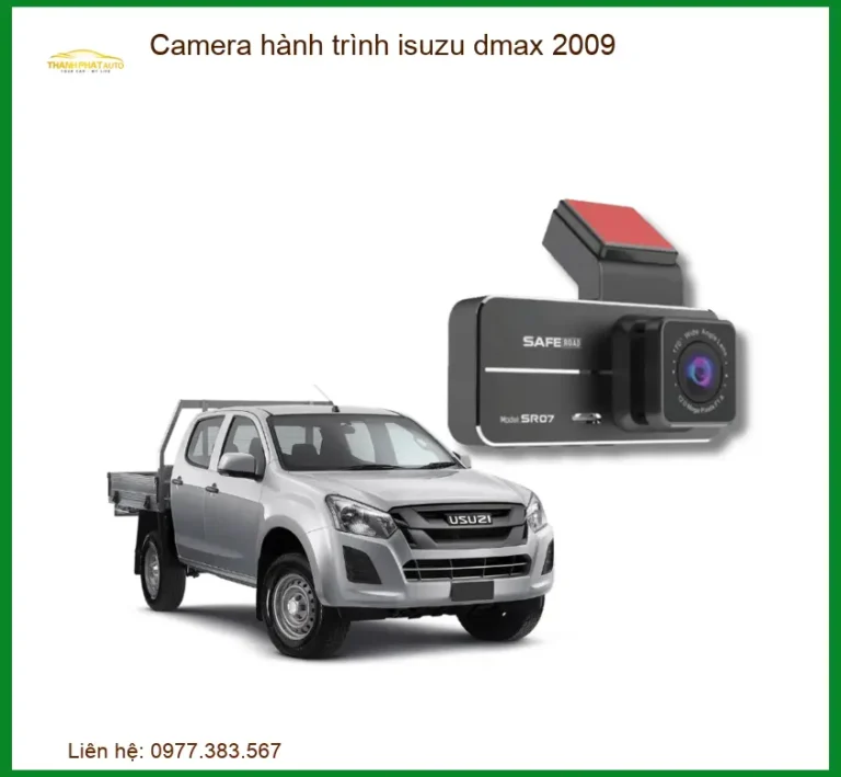 Camera Hành Trình Isuzu Dmax 2009 - Địa Chỉ Lắp Đặt Uy Tín TPHCM