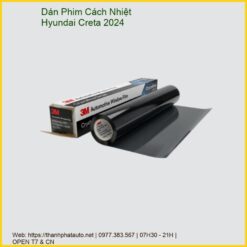 Dán Phim Cách Nhiệt Hyundai Creta 2024 Chính Hãng, Lắp Đặt Tận Nơi