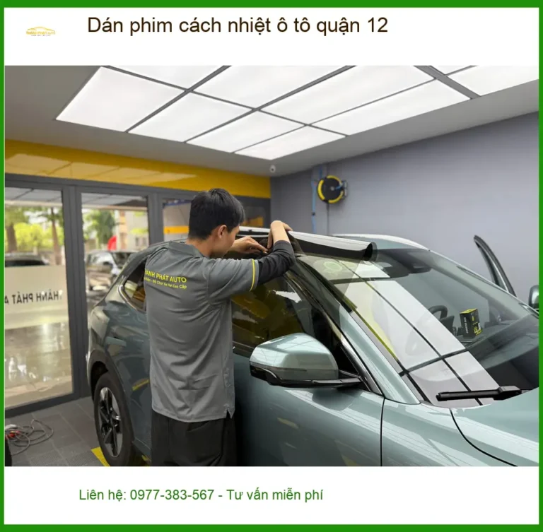 Địa Chỉ Dán Phim Cách Nhiệt Ô Tô phim cách nhiệt ô tô quận 12 - Thi Công Chuyên Nghiệp