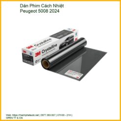 Dán Phim Cách Nhiệt Peugeot 5008 2024 Chính Hãng, Thi Công Chuyên Nghiệp