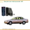 Dán Phim Cách Nhiệt Toyota Altis 1997 - Địa Chỉ Lắp Đặt Uy Tín TPHCM