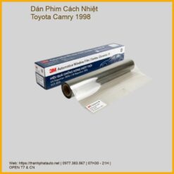 Dán Phim Cách Nhiệt Toyota Camry 1998 Uy Tín, Lắp Đặt Tận Nơi