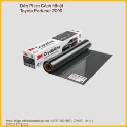 Dán Phim Cách Nhiệt Toyota Fortuner 2009 Chính Hãng, Uy Tín
