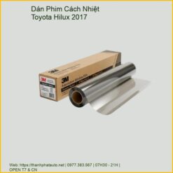 Dán Phim Cách Nhiệt Toyota Hilux 2017 Chuyên Nghiệp Giá Tốt TPHCM