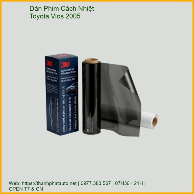 Dán Phim Cách Nhiệt Toyota Vios 2005 Uy Tín, Chuyên Nghiệp Tại TPHCM