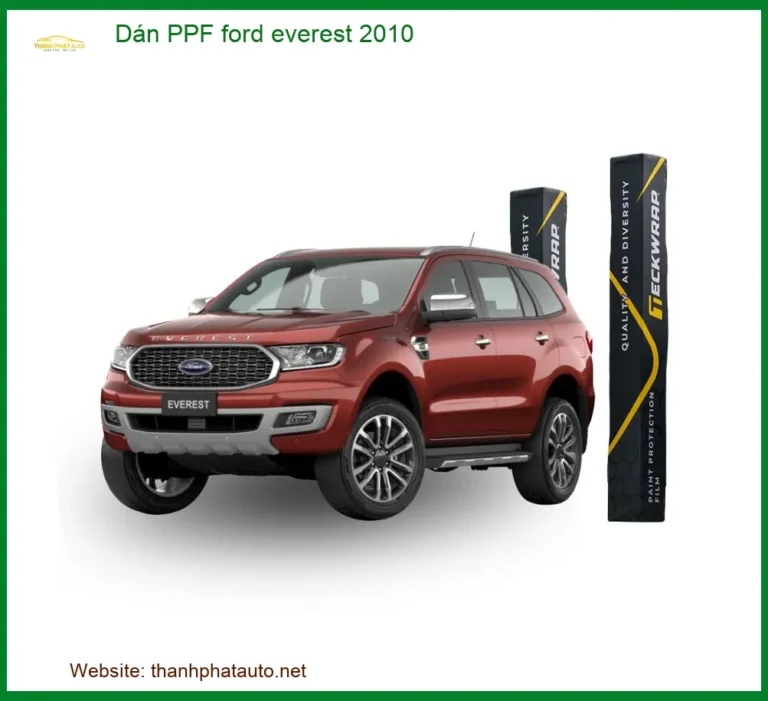 Dán PPF Ford Everest 2010 - Địa Chỉ Lắp Đặt Nâng Cấp Chính Hãng Uy Tín TPHCM