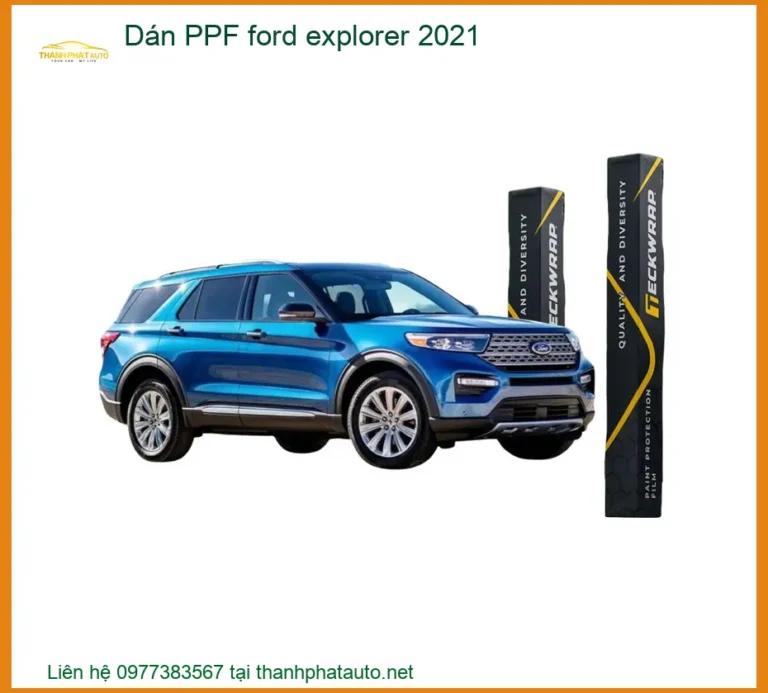 Dán PPF Ford Explorer 2021 - Trung Tâm Lắp Đặt Uy Tín TPHCM