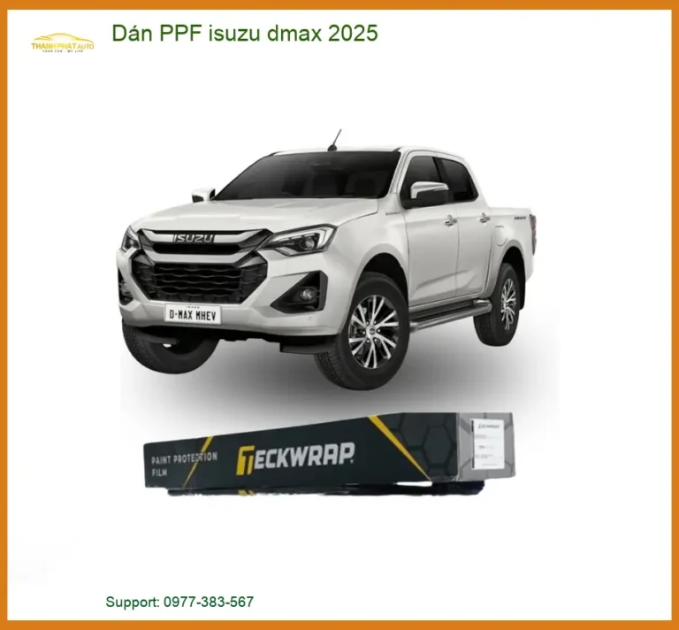Dán Phim Bảo Vệ PPF Cho Isuzu Dmax - Địa Chỉ Gắn Chính Hãng, Giá Tốt TPHCM