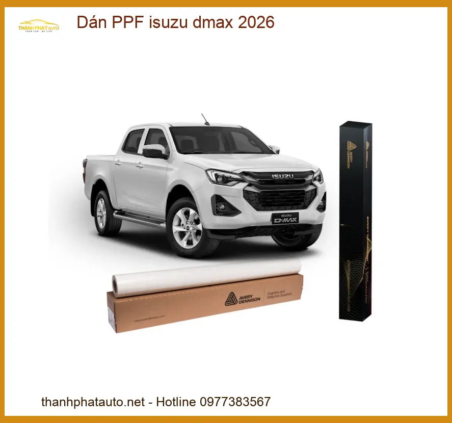 Dán PPF Bảo Vệ Sơn Xe Isuzu Dmax - Trung Tâm Thi Công & Bảo Dưỡng Uy Tín TPHCM