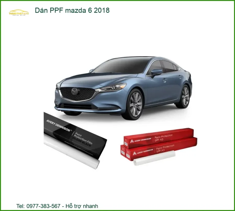 Dán PPF Bảo Vệ Sơn Xe Mazda 6 2018 - Trung Tâm Thi Công Uy Tín TPHCM