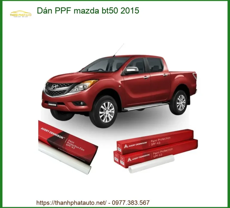 Dịch Vụ Dán PPF Bảo Vệ Sơn Mazda BT50 2015 - Địa Chỉ Lắp Đặt Uy Tín TPHCM