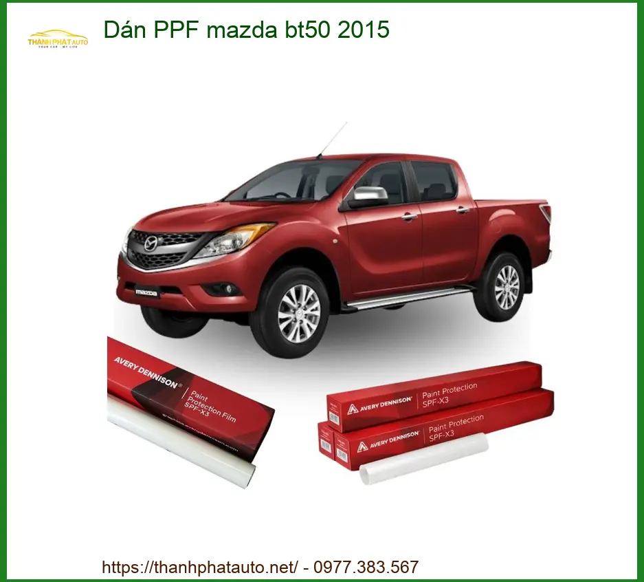 Dịch Vụ Dán PPF Bảo Vệ Sơn Mazda BT50 2015 - Địa Chỉ Lắp Đặt Uy Tín TPHCM