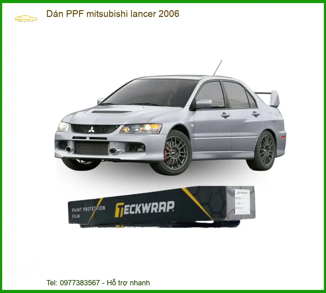 Dán PPF Mitsubishi Lancer 2006 - Địa Chỉ Lắp Đặt Uy Tín TPHCM