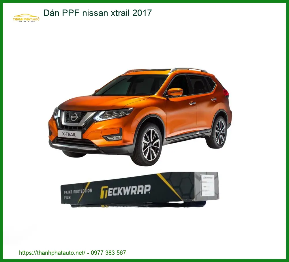 Dán PPF Bảo Vệ Sơn Nissan X-Trail 2017 - Trung Tâm Lắp Đặt Uy Tín TPHCM