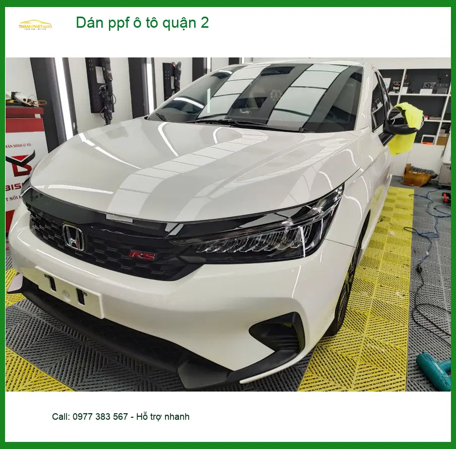 Cửa Hàng Lắp Đặt Dán Phim PPF Bảo Vệ Sơn Ô Tô tại Quận 2 - Thi Công Chuyên Nghiệp