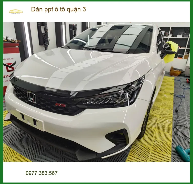 Dịch Vụ Thi Công Dán PPF Ô Tô tại Quận 3 - Thi Công Chuyên Nghiệp
