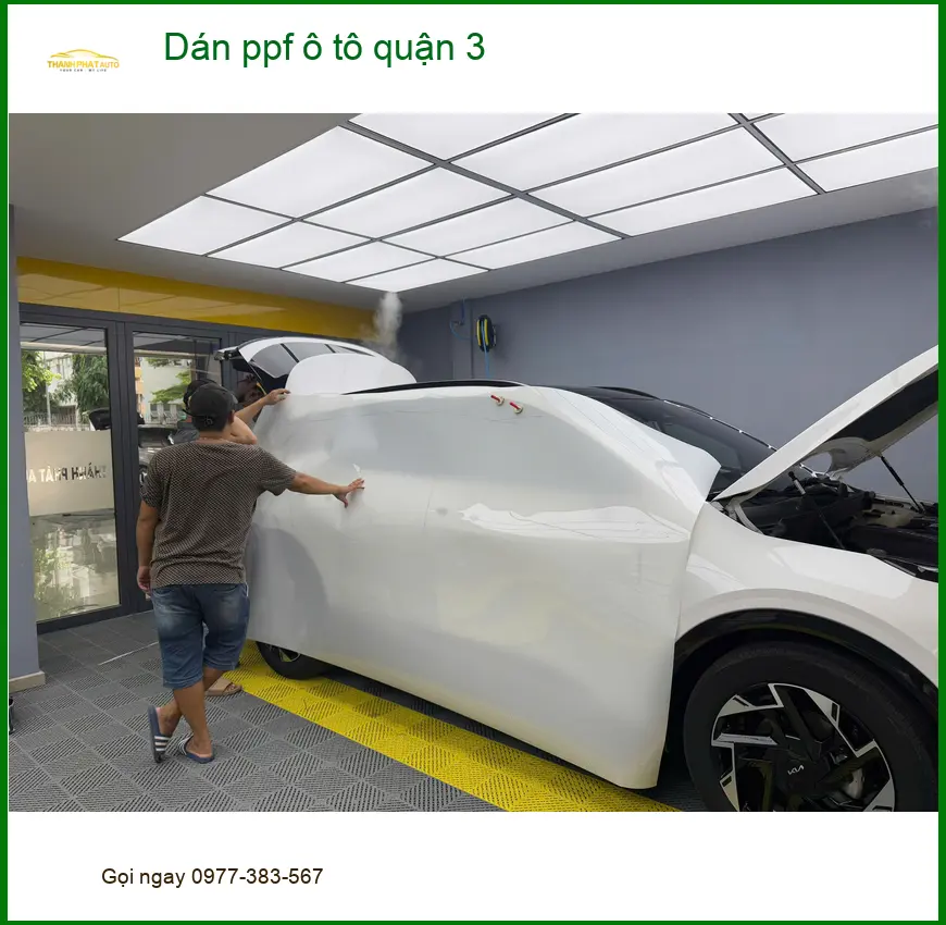 Dịch Vụ Thi Công Dán PPF Ô Tô tại Quận 3 - Thi Công Chuyên Nghiệp ảnh thực tế 2