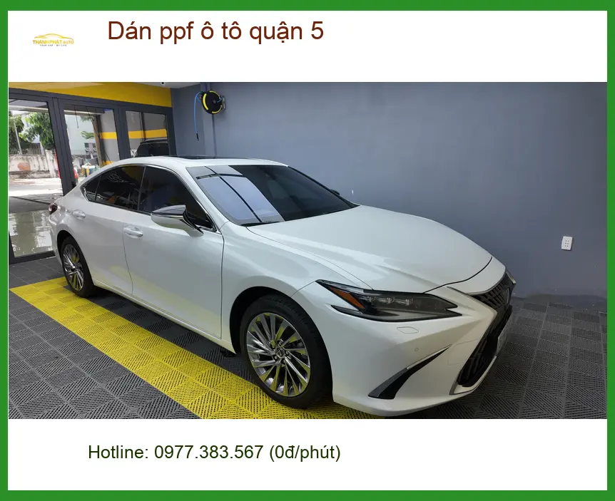 Dịch Vụ Thi Công Dán PPF Ô Tô Tại Quận 5 - Thi Công Chuyên Nghiệp ảnh thực tế 2