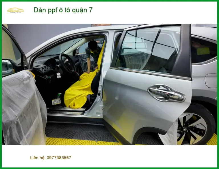 Dịch Vụ Thi Công Dán PPF Ô Tô Tại Quận 7 - Lắp Đặt Uy Tín TPHCM