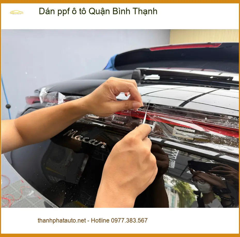 Trung Tâm Thi Công Dán PPF Ô Tô tại Quận Bình Thạnh - Thi Công Chuyên Nghiệp ảnh thực tế 2