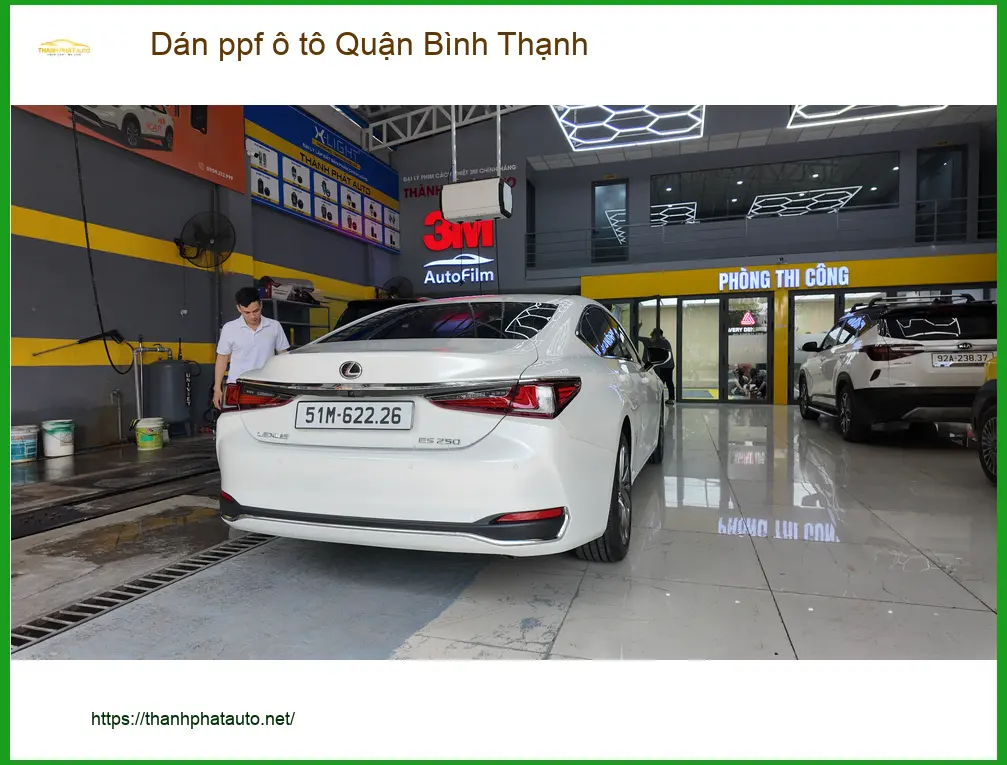 Trung Tâm Thi Công Dán PPF Ô Tô tại Quận Bình Thạnh - Thi Công Chuyên Nghiệp ảnh thực tế 3