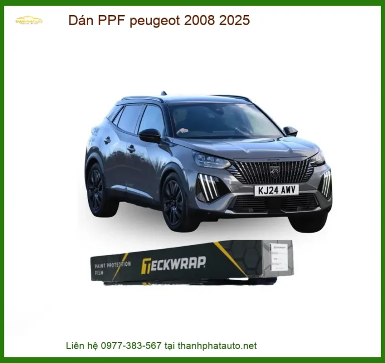 Dán Ppf Peugeot 2008 2025 - Bảo Vệ Sơn Xe Chuyên Nghiệp